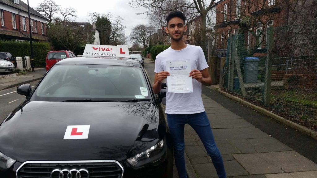 manchester driving lessons. Test Passed.