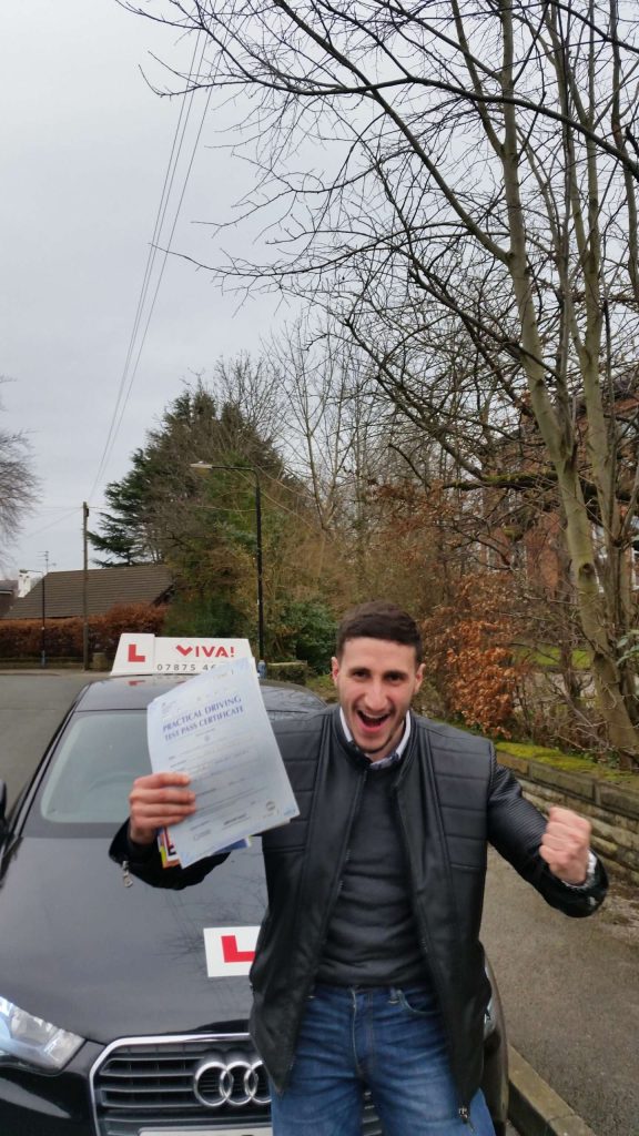 manchester driving lessons. Test Passed.