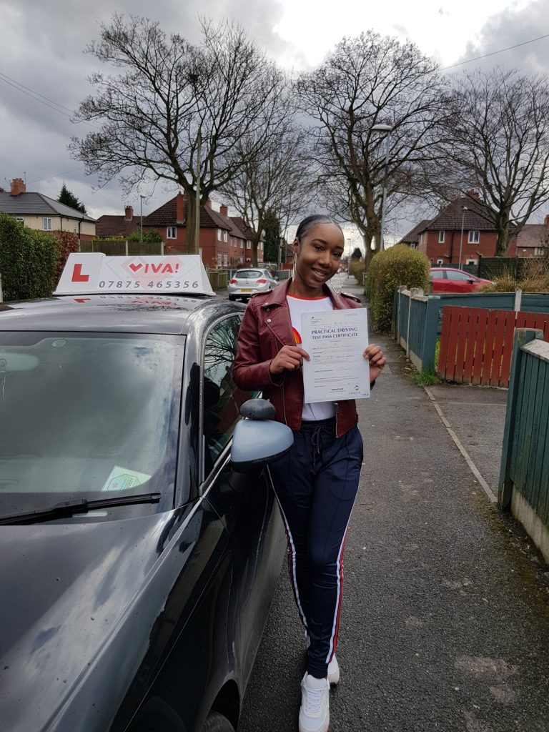 manchester driving lessons. Test Passed.