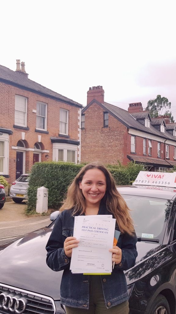 manchester driving lessons. Test Passed.